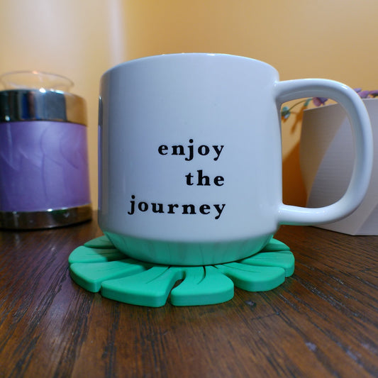 Swiss Cheese Monstera Leaf Coaster