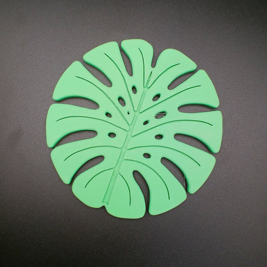 Swiss Cheese Monstera Leaf Coaster