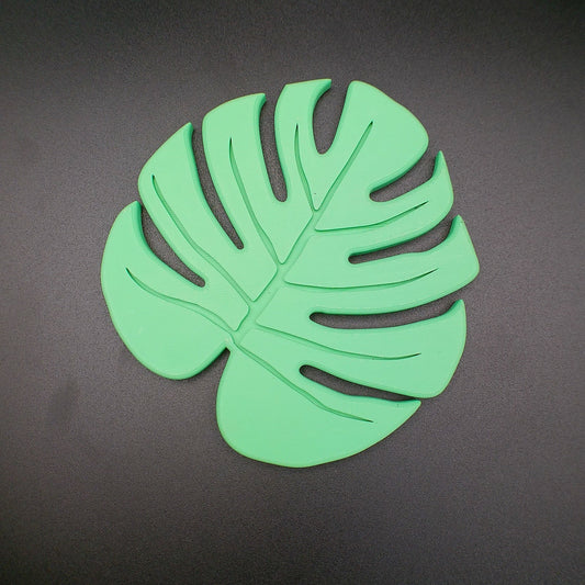 Monstera Deliciosa Leaf Coaster