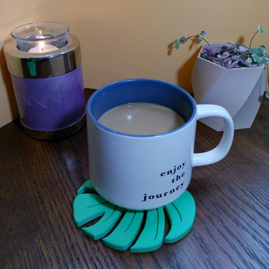 Monstera Deliciosa Leaf Coaster